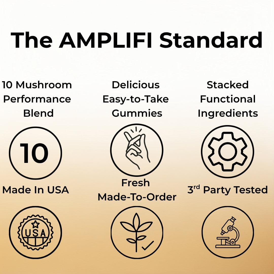 AMPLIFI  Brain - Lions Mane+ Gummies