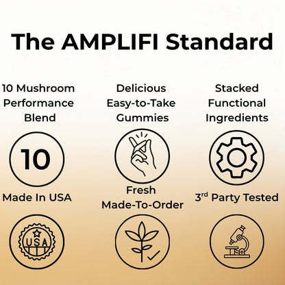 AMPLIFI  Brain - Lions Mane+ Gummies